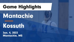 Mantachie  vs Kossuth  Game Highlights - Jan. 4, 2022