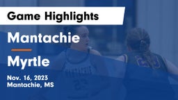 Mantachie  vs Myrtle  Game Highlights - Nov. 16, 2023