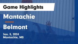 Mantachie  vs Belmont  Game Highlights - Jan. 5, 2024