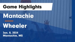Mantachie  vs Wheeler  Game Highlights - Jan. 8, 2024