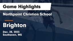 Northpoint Christian School vs Brighton  Game Highlights - Dec. 28, 2023