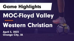 MOC-Floyd Valley  vs Western Christian  Game Highlights - April 3, 2023