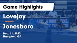 Lovejoy  vs Jonesboro  Game Highlights - Dec. 11, 2023