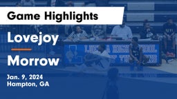 Lovejoy  vs Morrow  Game Highlights - Jan. 9, 2024