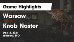 Warsaw  vs Knob Noster  Game Highlights - Dec. 2, 2021