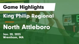 King Philip Regional  vs North Attleboro  Game Highlights - Jan. 20, 2023