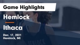 Hemlock  vs Ithaca  Game Highlights - Dec. 17, 2021
