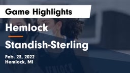 Hemlock  vs Standish-Sterling  Game Highlights - Feb. 23, 2022