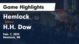 Hemlock  vs H.H. Dow  Game Highlights - Feb. 7, 2023