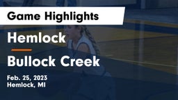 Hemlock  vs Bullock Creek  Game Highlights - Feb. 25, 2023