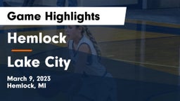 Hemlock  vs Lake City  Game Highlights - March 9, 2023