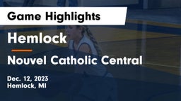 Hemlock  vs Nouvel Catholic Central  Game Highlights - Dec. 12, 2023