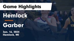 Hemlock  vs Garber  Game Highlights - Jan. 16, 2024