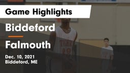 Biddeford  vs Falmouth  Game Highlights - Dec. 10, 2021