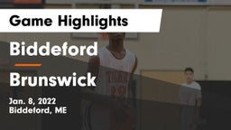 Biddeford  vs Brunswick  Game Highlights - Jan. 8, 2022