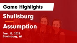 Shullsburg  vs Assumption  Game Highlights - Jan. 15, 2022