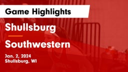 Shullsburg  vs Southwestern  Game Highlights - Jan. 2, 2024