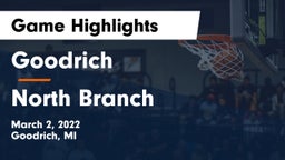 Goodrich  vs North Branch Game Highlights - March 2, 2022