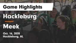Hackleburg  vs Meek Game Highlights - Oct. 16, 2020