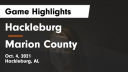 Hackleburg  vs Marion County  Game Highlights - Oct. 4, 2021