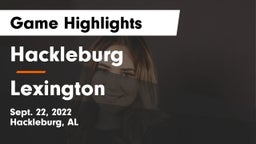 Hackleburg  vs Lexington  Game Highlights - Sept. 22, 2022