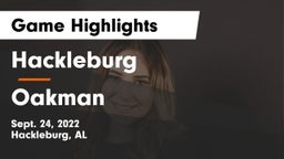 Hackleburg  vs Oakman Game Highlights - Sept. 24, 2022