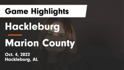Hackleburg  vs Marion County  Game Highlights - Oct. 4, 2022