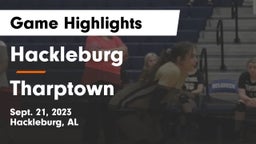 Hackleburg  vs Tharptown  Game Highlights - Sept. 21, 2023