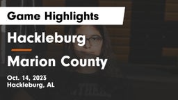Hackleburg  vs Marion County Game Highlights - Oct. 14, 2023