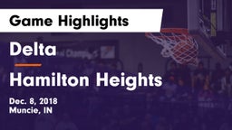 Delta  vs Hamilton Heights  Game Highlights - Dec. 8, 2018