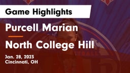 Purcell Marian  vs North College Hill  Game Highlights - Jan. 28, 2023