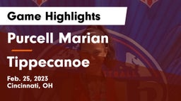 Purcell Marian  vs Tippecanoe  Game Highlights - Feb. 25, 2023