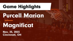 Purcell Marian  vs Magnificat  Game Highlights - Nov. 25, 2023