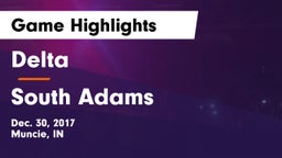 Delta  vs South Adams  Game Highlights - Dec. 30, 2017