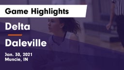 Delta  vs Daleville  Game Highlights - Jan. 30, 2021
