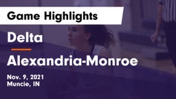 Delta  vs Alexandria-Monroe  Game Highlights - Nov. 9, 2021