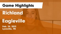 Richland  vs Eagleville  Game Highlights - Feb. 24, 2023