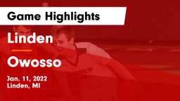 Linden  vs Owosso  Game Highlights - Jan. 11, 2022