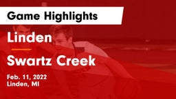 Linden  vs Swartz Creek  Game Highlights - Feb. 11, 2022