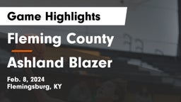 Fleming County  vs Ashland Blazer  Game Highlights - Feb. 8, 2024