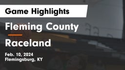 Fleming County  vs Raceland  Game Highlights - Feb. 10, 2024