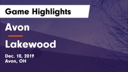 Avon  vs Lakewood  Game Highlights - Dec. 10, 2019