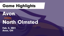 Avon  vs North Olmsted  Game Highlights - Feb. 5, 2021