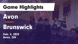 Avon  vs Brunswick  Game Highlights - Feb. 4, 2023
