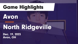 Avon  vs North Ridgeville  Game Highlights - Dec. 19, 2023