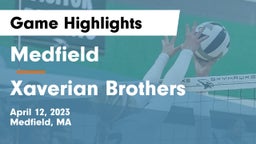 Medfield  vs Xaverian Brothers  Game Highlights - April 12, 2023