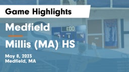 Medfield  vs Millis (MA) HS Game Highlights - May 8, 2023