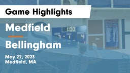 Medfield  vs Bellingham  Game Highlights - May 22, 2023