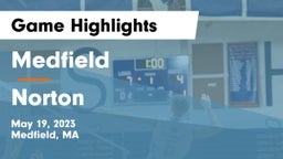 Medfield  vs Norton Game Highlights - May 19, 2023