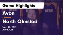 Avon  vs North Olmsted  Game Highlights - Jan. 31, 2019